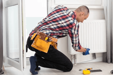 Installation, repair, and bleeding of radiators